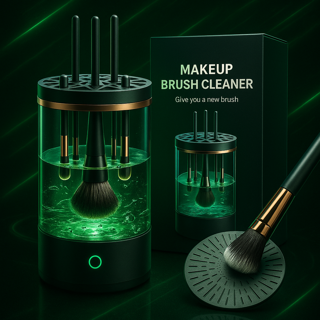 BRUSHLY™- Limpiador Eléctrico de Brochas de Maquillaje